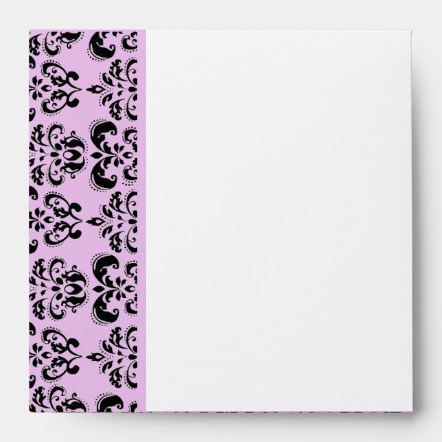DAMASK Purple Lavander 3 Envelope (Front)