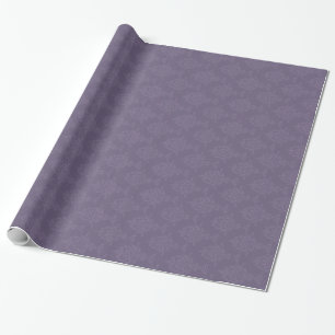 Damask Purple Victorian Style Wrapping Paper