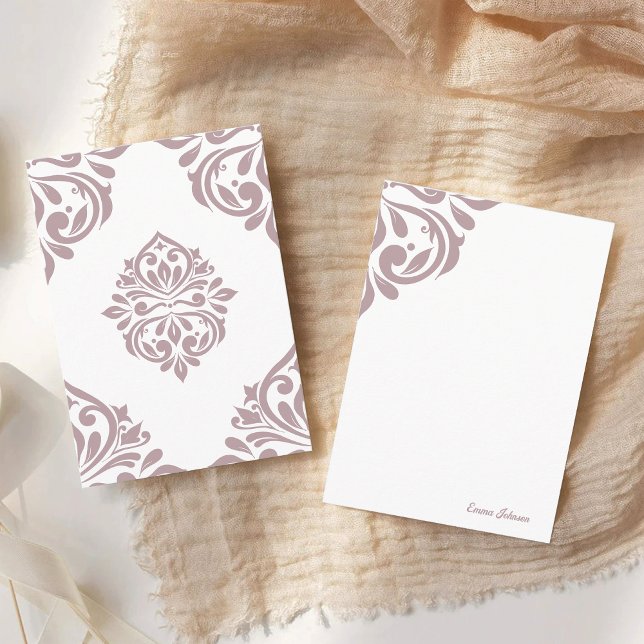 Damask Regency Tuscany Pale Pink Card (Creator Uploaded)