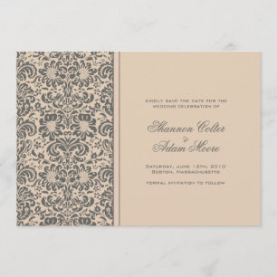 damask save the date