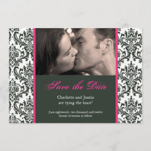 damask; save the date