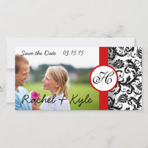 Damask Save the Date- Scroll down to see new style Date