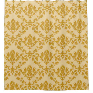 Damask seamless backgroundpattern, abstract, antiq shower curtain