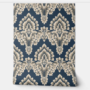 Damask seamless pattern element wallpaper