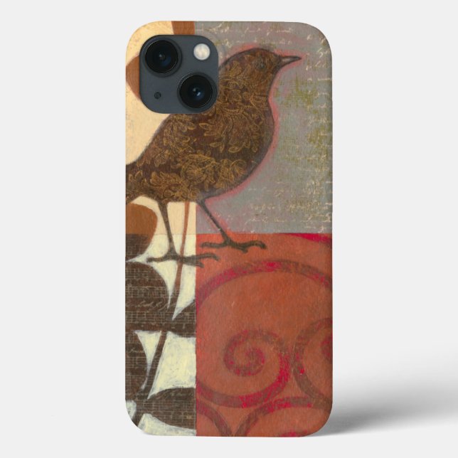 Damask Sparrow Case-Mate iPhone Case (Back)