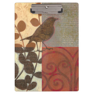 Damask Sparrow Clipboard