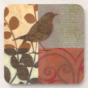Damask Sparrow Coaster
