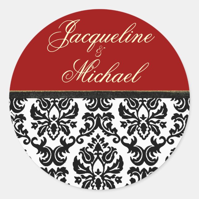 Damask ~ Stickers (Front)