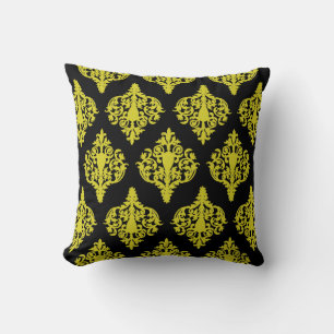 Damask Style Wallpaper Ornament. Cushion