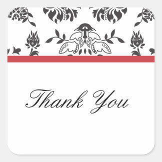 Damask Thank You Envelope Seal