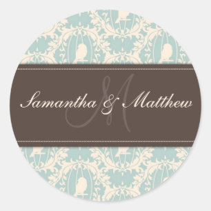 Damask Tweets Sticker