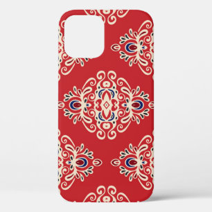 Damask Vintage: Flourish Seamless Pattern. iPhone 12 Case