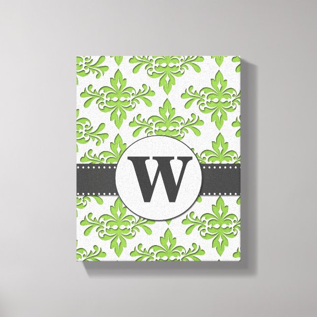 Damask Wall Art (Front)