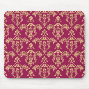Damask wallpaper 4 mouse mat