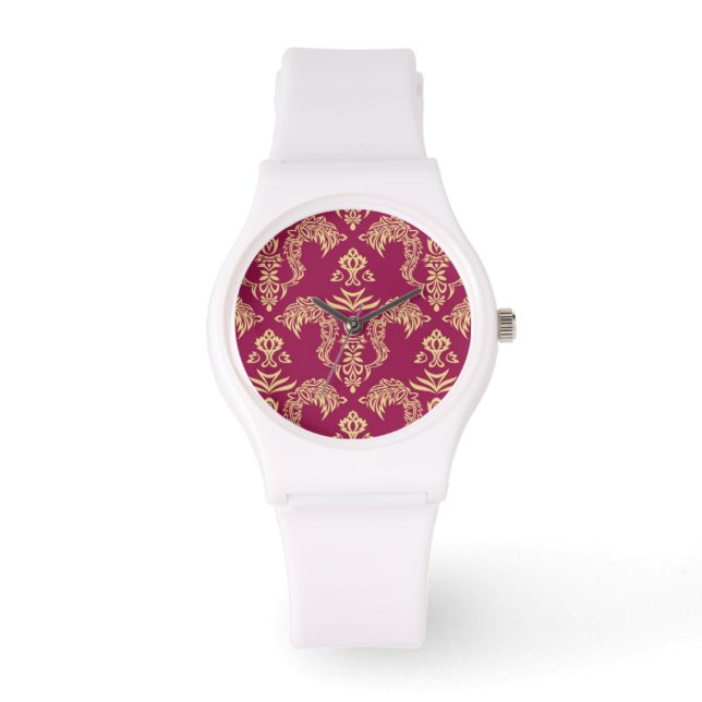Damask wallpaper 4 watch (Front)