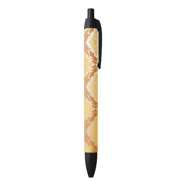 Damask wallpaper 5 black ink pen (Bottom (Vertical))