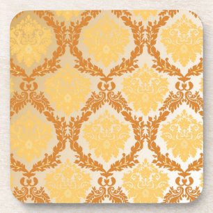 Damask wallpaper 5 coaster