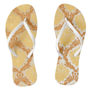 Damask wallpaper 5 flip flops