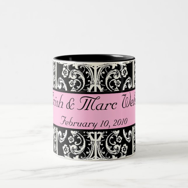 Damask wedding mug (Center)