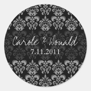Damask Wedding Seal