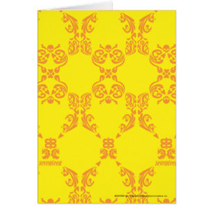 Damask Yellow-Orange