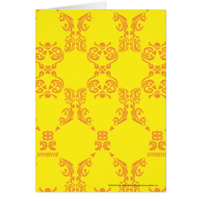 Damask Yellow-Orange (Front)