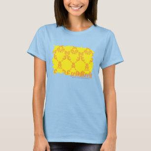 Damask Yellow-Orange 2 T-Shirt