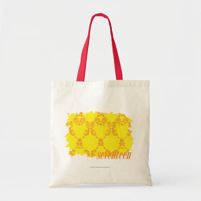 Damask Yellow-Orange 2 Tote Bag (Front)