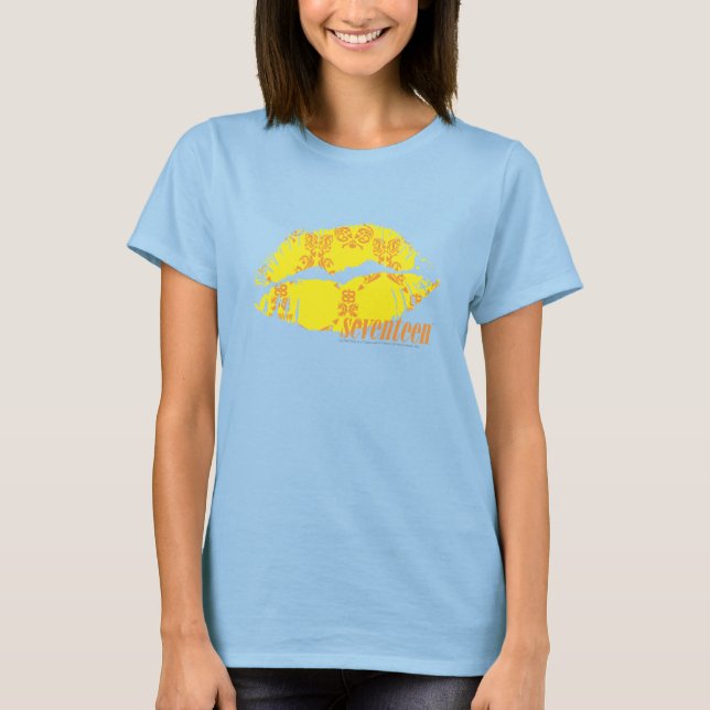 Damask Yellow-Orange T-Shirt (Front)