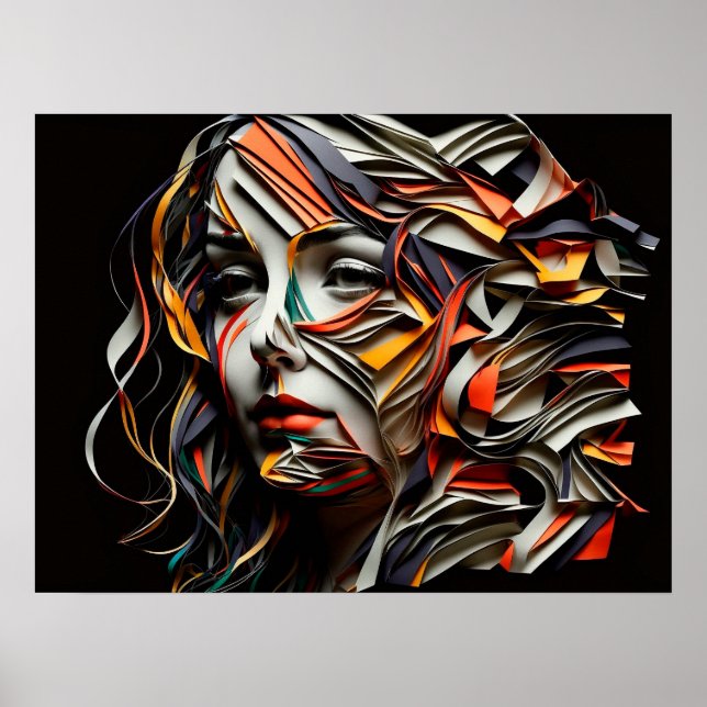 Dame de papier poster (Front)