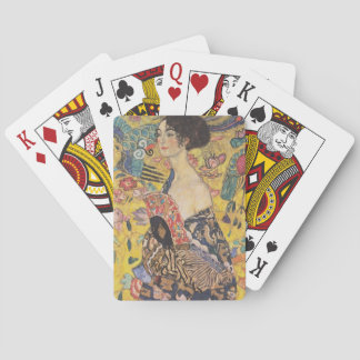 Dame mit Fächer Playing Cards