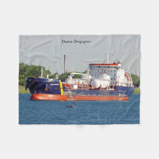 Damia Desgagnes fleece blanket (Front (Horizontal))