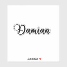 Damian Name - Handwritten Calligraphy