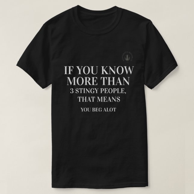 Damicratic stingy tshirt (Design Front)