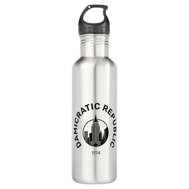 Damicratic Water Bottle (Front)