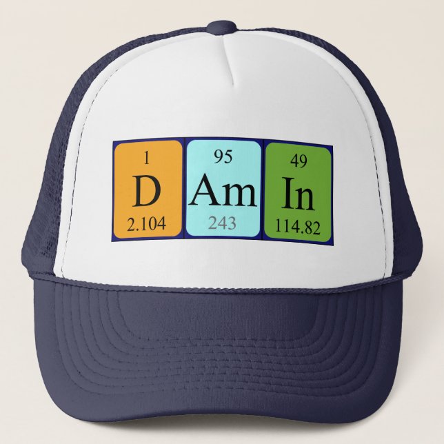 Damin periodic table name hat (Front)