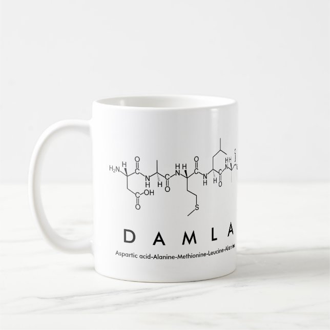 Damla peptide name mug (Left)