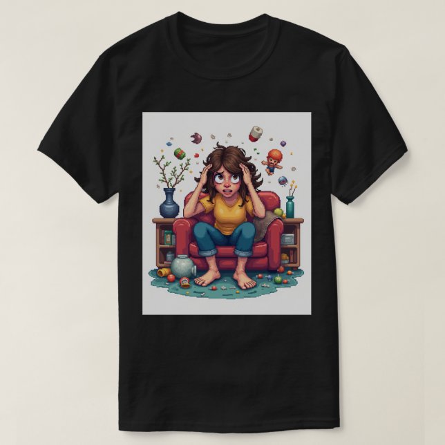 Dammit Mum Frustration Funny Tshirt For Exhausted  (Design Front)