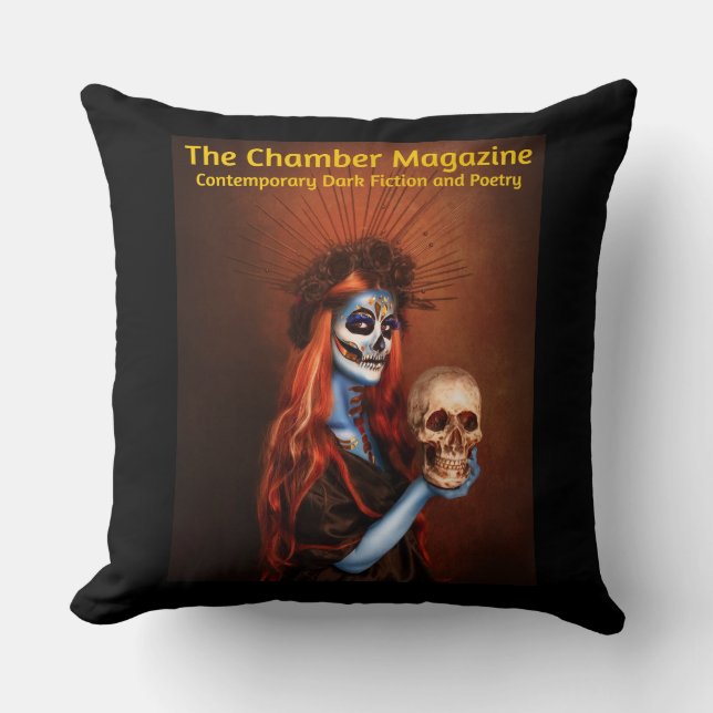 Damnatia--The Chamber Magazine Logo Cushion (Front)