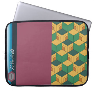 Damon Slayer Kimetsu no Yaiba Giyuu Laptop Case