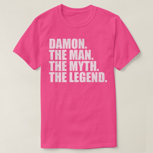 DamonDamon Name Damon given name T-Shirt (Design Front)