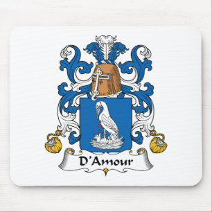 D'Amour Family Crest Mouse Mat