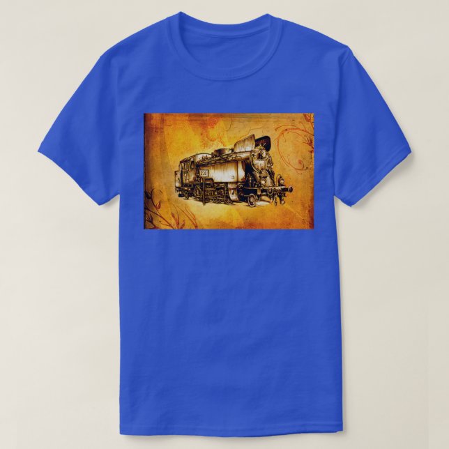 Dampflok locomotive vintage 9 T-Shirt (Design Front)
