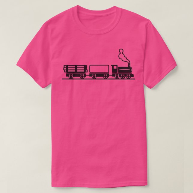 dampflok railroad toy freight train T-Shirt (Design Front)