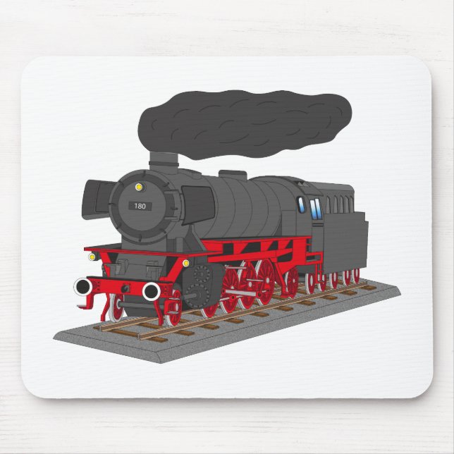 Dampflokomotive Mouse Mat (Front)