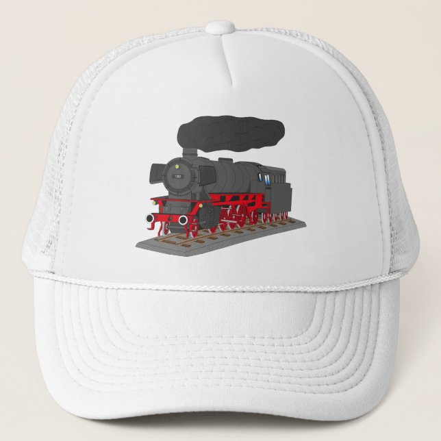Dampflokomotive Trucker Hat (Front)