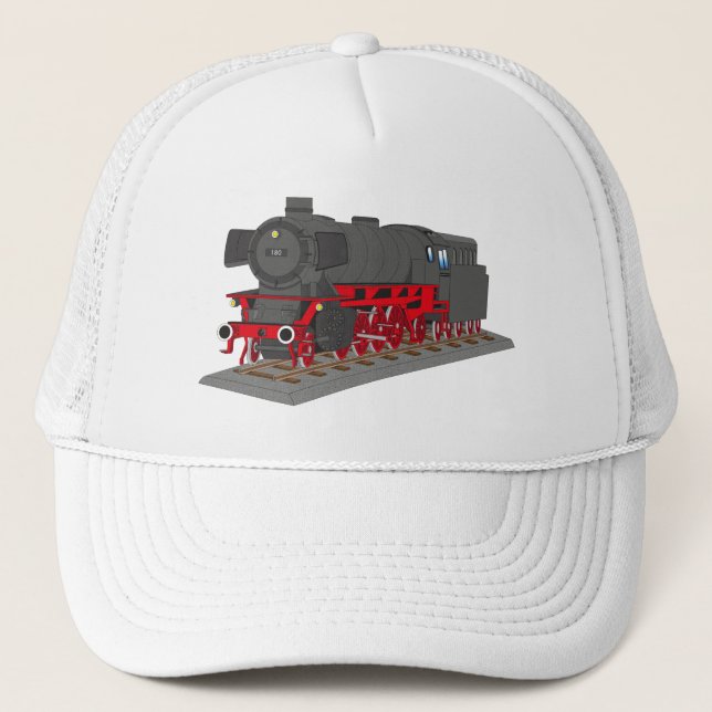 Dampflokomotive Trucker Hat (Front)