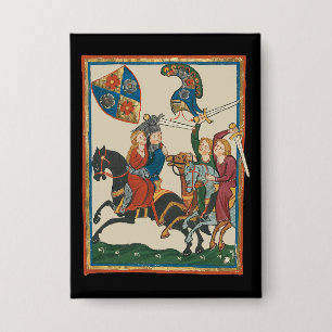 Damsel In Distress, 14th Century Medieval Art