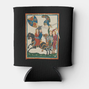 Damsel In Distress, 14th Century Medieval Art Can Cooler