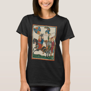 Damsel In Distress, 14th Century Medieval Art T-Shirt